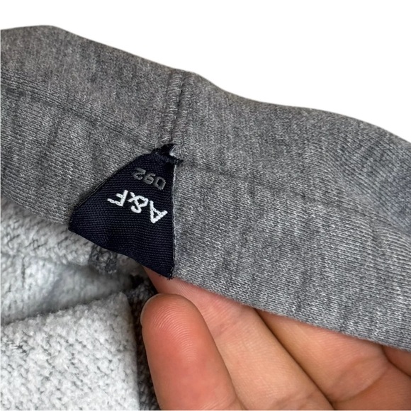 Vintage A&F Abercrombie & Fitch Gym Issue 90s Hoodie Sweatshirt Mens M Gray Y2K - Picture 4 of 12